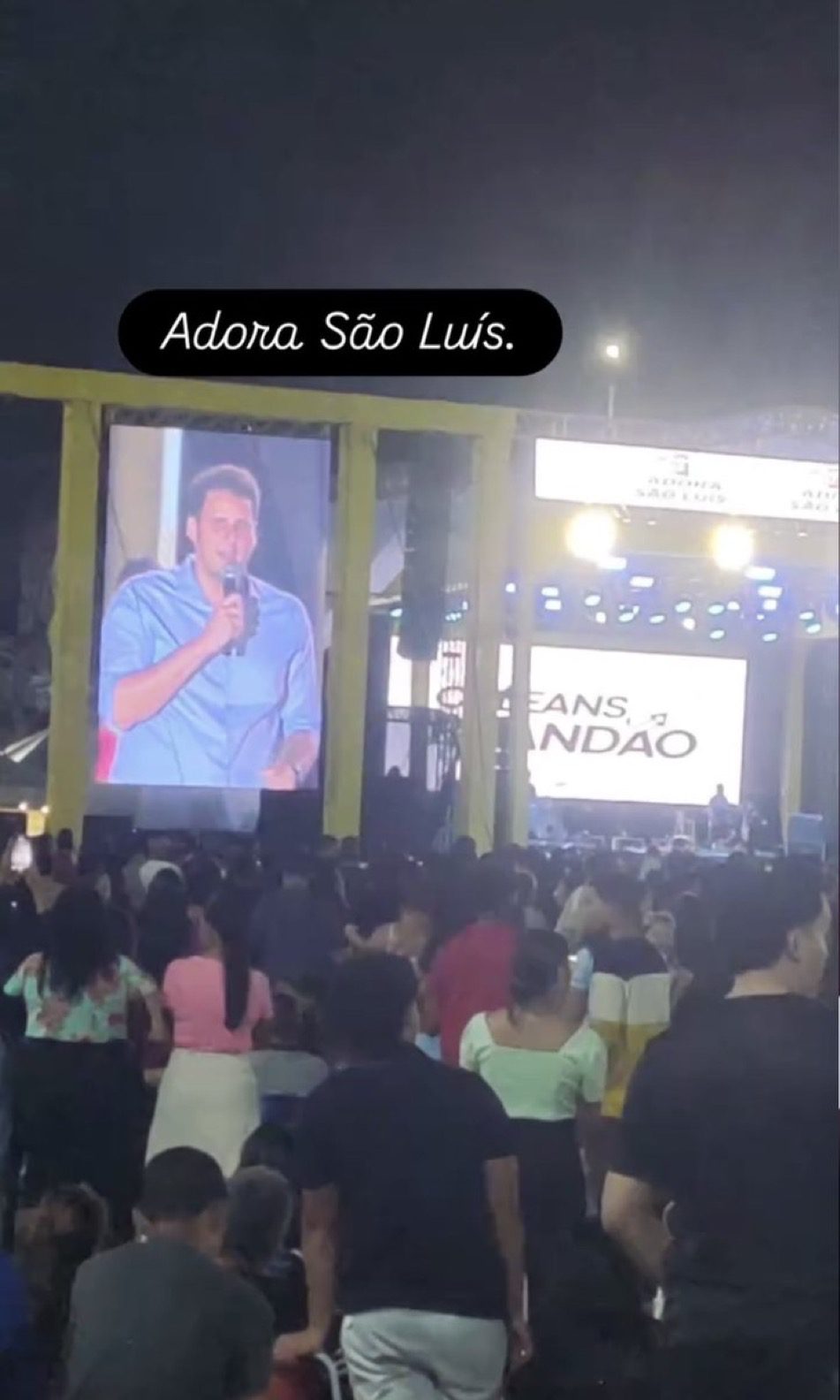 “Adora São Luís” vira showmício para o sobrinho do governador