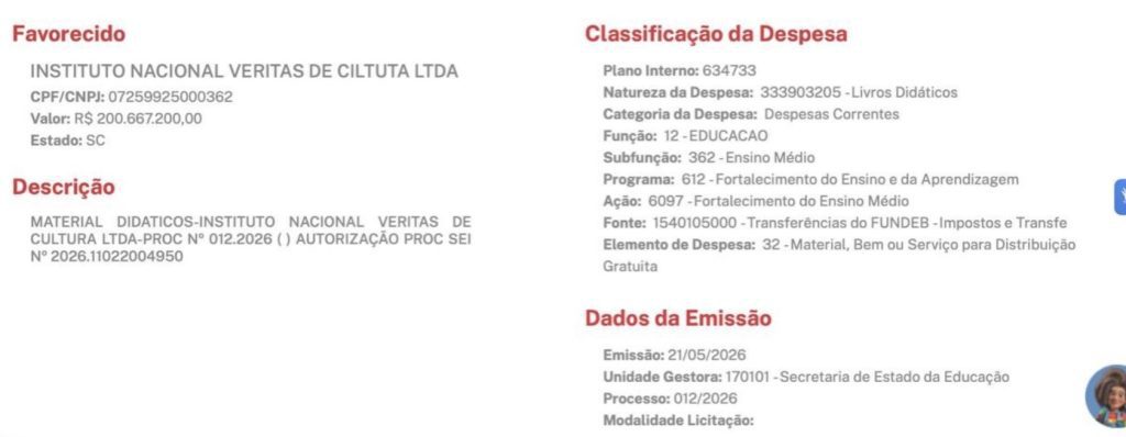 Empresa que nem sede tem e investigada pelo TCE vai receber R$ 200 milhões dos precatórios do FUNDEF em contrato assinado 3 meses antes da eleição