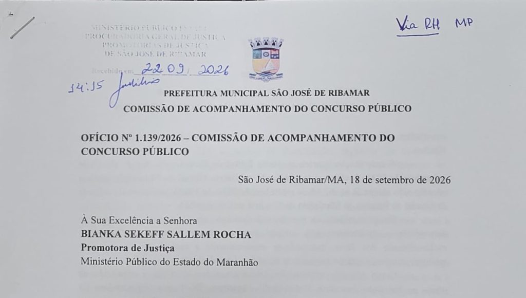 Em defesa da transparência, Dr. Julinho aciona o Ministério Público para investigar concurso de São José de Ribamar