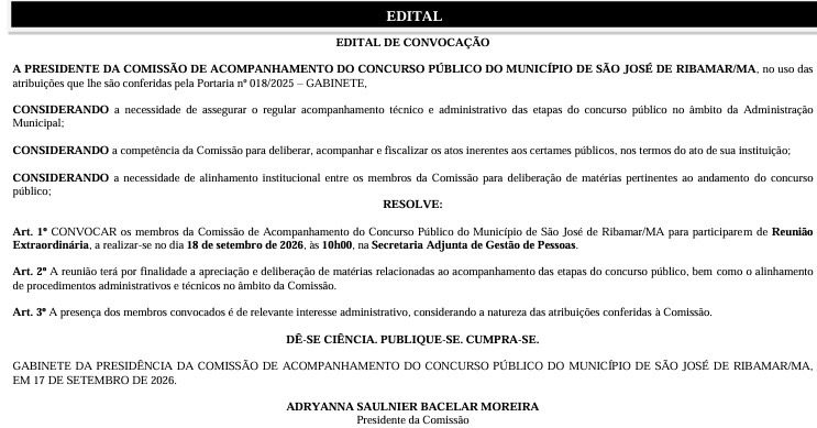 Em defesa da transparência, Dr. Julinho aciona o Ministério Público para investigar concurso de São José de Ribamar