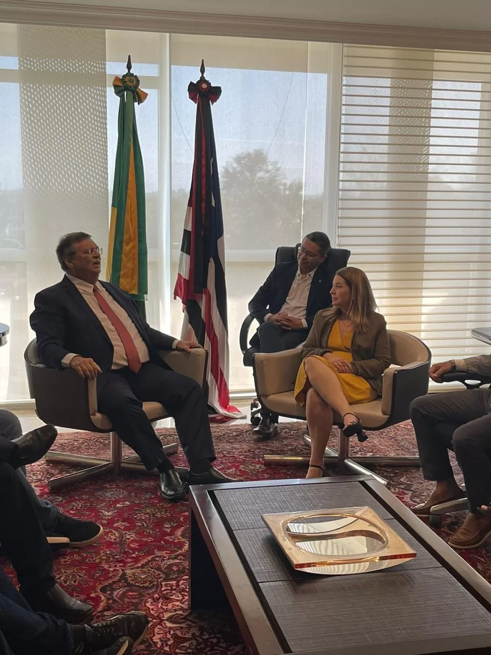 Imagem do dia: Ministro Flávio Dino faz visita de cortesia a Assembleia Legislativa do Maranhão