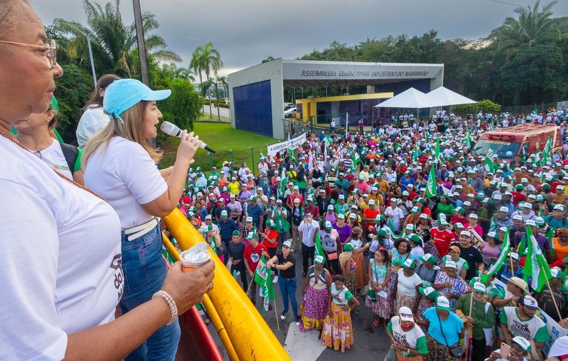 Presidente Iracema Vale recebe trabalhadores rurais durante o ‘Grito da Terra — Maranhão 2024’