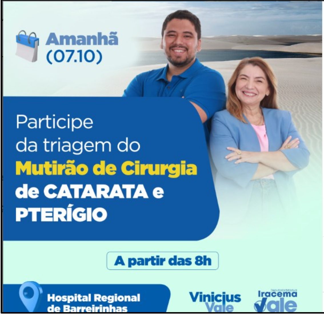 Deputada Iracema e Família são acusados de usar mutirões de saúde para comprar votos em Barreirinhas